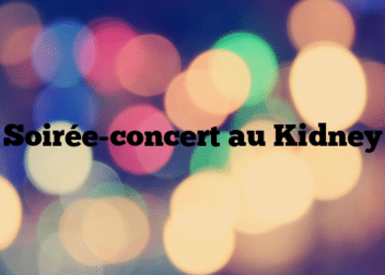 Soirée-concert au Kidney