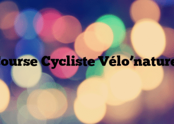 Course Cycliste Vélo’naturel