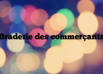 Braderie des commerçants